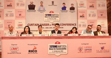 इंडिया स्टोनमार्ट-2026 से राजस्थान के पत्थर उद्योगों को मिलेगा बढ़ावा – कर्नल राज्यवर्धन राठौड़