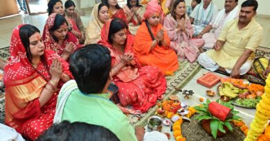 श्री काशी विश्वनाथ धाम में 9 महिलाओं ने किया कलश स्थापना