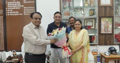 एसीएस स्पोर्ट्स प्रवीण गुप्ता ने लिया SMS स्टेडियम का जायजा