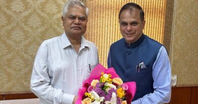 मुख्य सचिव ने की राज्य निर्वाचन आयुक्त से भेंट